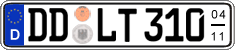 German license plate, Seasonal plates