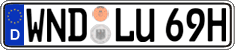 German license plate, Plates for oldtimers (type 