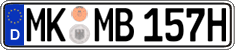 German license plate, Plates for oldtimers (type 