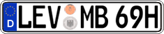 German license plate, Plates for oldtimers (type 