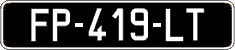 French license plate, SIV (oldtimers)