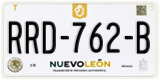 Nuevo León, Cars (AAA-000-A)