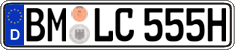 German license plate, Plates for oldtimers (type 