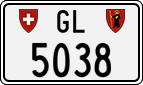 License plate of Switzerland, Cars