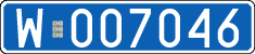 License plates of Poland, Diplomatic