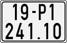 License plate of Vietnam, Motorcycles