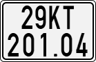 License plate of Vietnam, Specialty plates