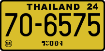 License plate of Thailand, Trucks and buses