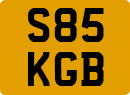 License plate of the United Kingdom, 1983 year system