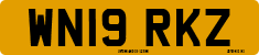 License plate of the United Kingdom, 2001 year system