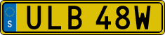 License plate of Sweden, Taxi