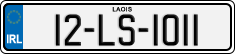 License plate of Ireland, Regular plates