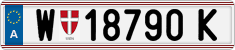License plate of Austria, Regular plates