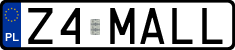 License plates of Poland, Vanity Plates