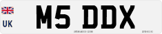 License plate of the United Kingdom, 1983 year system