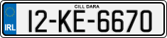 License plate of Ireland, Regular plates