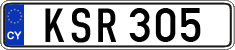 License plate of Cyprus, Regular plates