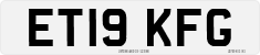 License plate of the United Kingdom, 2001 year system