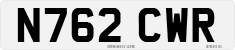 License plate of the United Kingdom, 1983 year system
