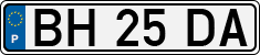 License plate of Portugal, Regular plates