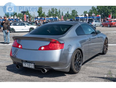 XK8088, License plate without vehicle