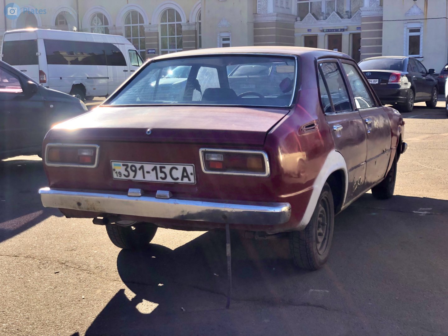 19 391-15 CA, Toyota Corolla 3rd gen 4-door Sedan (E30-E60), 1974–1979