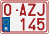 License plate of Belgium, Regular plates (2010)