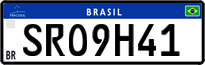 License plate of Brazil, Private owners (Mercosul)