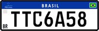 License plate of Brazil, Private owners (Mercosul)