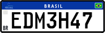 License plate of Brazil, Private owners (Mercosul)
