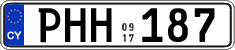 License plate of Cyprus, Regular plates