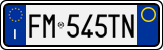 License plate of Italy, Cars (1994 year series)