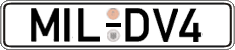 German license plate, Regular plates