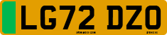 License plate of the United Kingdom, 2001 year system