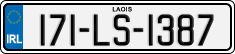 License plate of Ireland, Regular plates