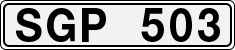 License plate of Sweden, Regular plates