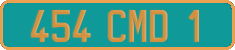 French license plate, Diplomatic