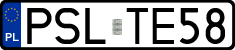 License plates of Poland, Regular car plates