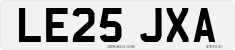 License plate of the United Kingdom, 2001 year system