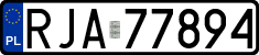 License plates of Poland, Regular car plates