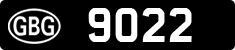 License plate of Guernsey, Regular plates