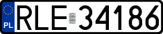 License plates of Poland, Regular car plates