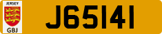 License plate of Jersey, Regular plates (J123456)