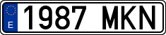 License plates of Spain, Ordinary (2000)