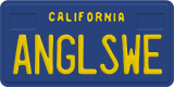 California, Vanity Plates