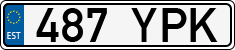 License plate of Estonia, Regular car plates