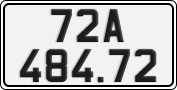 License plate of Vietnam, Cars