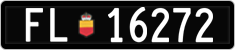 License plate of Liechtenstein, Cars