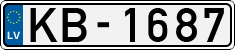 License plate of Latvia, Regular car plates