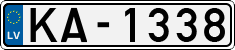 License plate of Latvia, Regular car plates